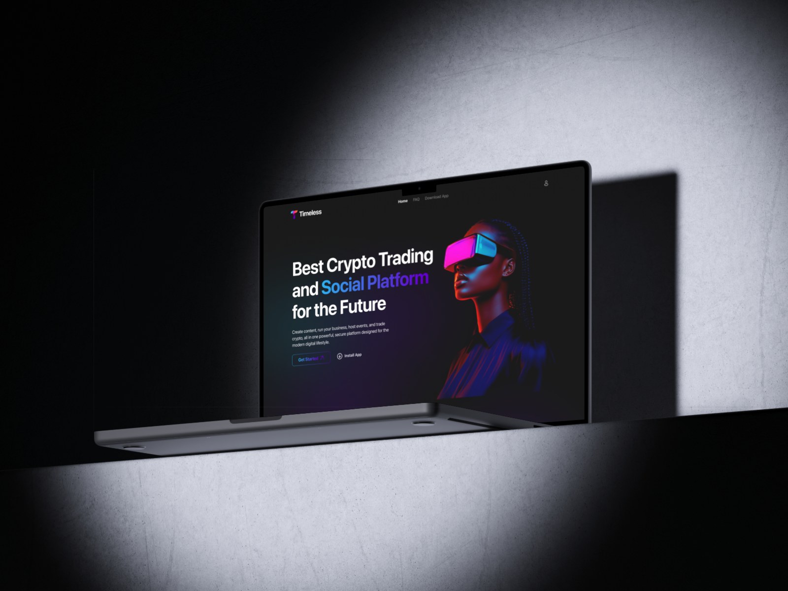 Timeless — Crypto Community Design System, WebApp & Landing Page